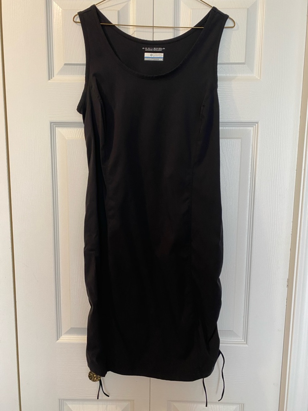 Black Sleeveless Midi Dress